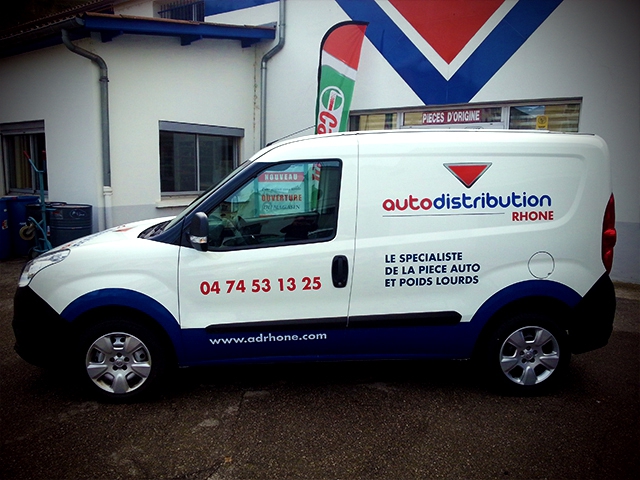 Marquage véhicule Auto Distribution