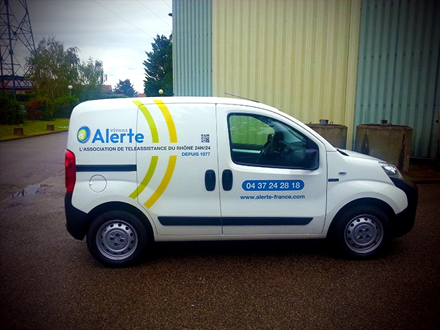 Marquage véhicule Alerte