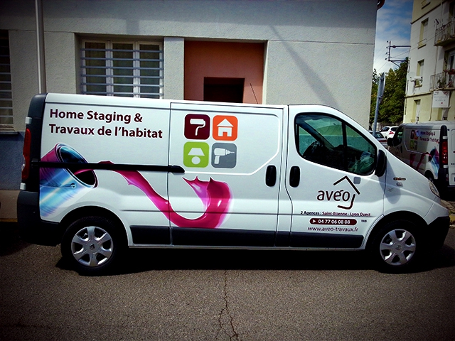 Marquage véhicule Aveo