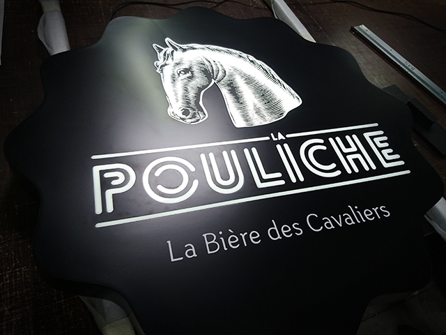 Caissons lumineux La Pouliche