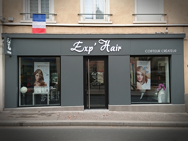 Façade d'un coiffeur